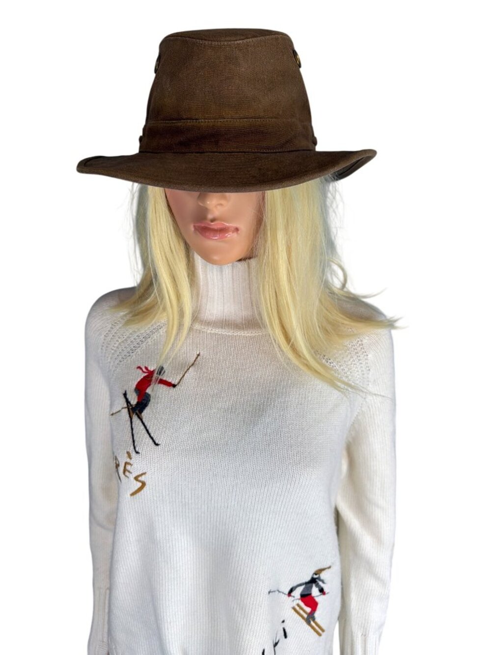 Tilley TH5 Hemp Hat T5 Adventure Mocha XL 61.5cm 7 3/4